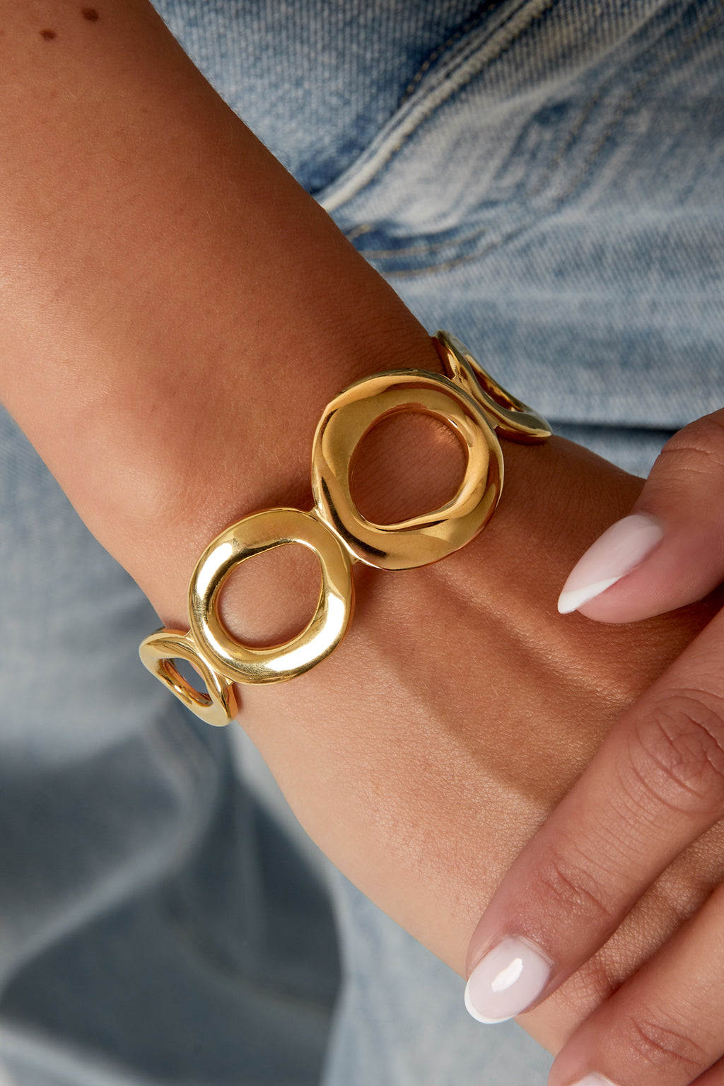Bracelet manchette créole