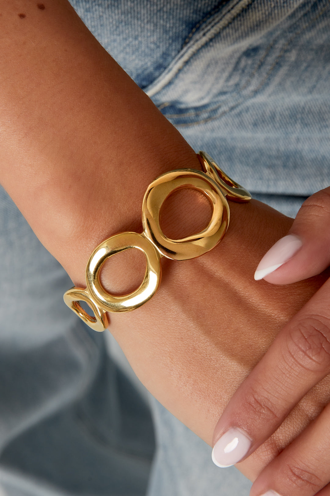 Bracelet manchette créole