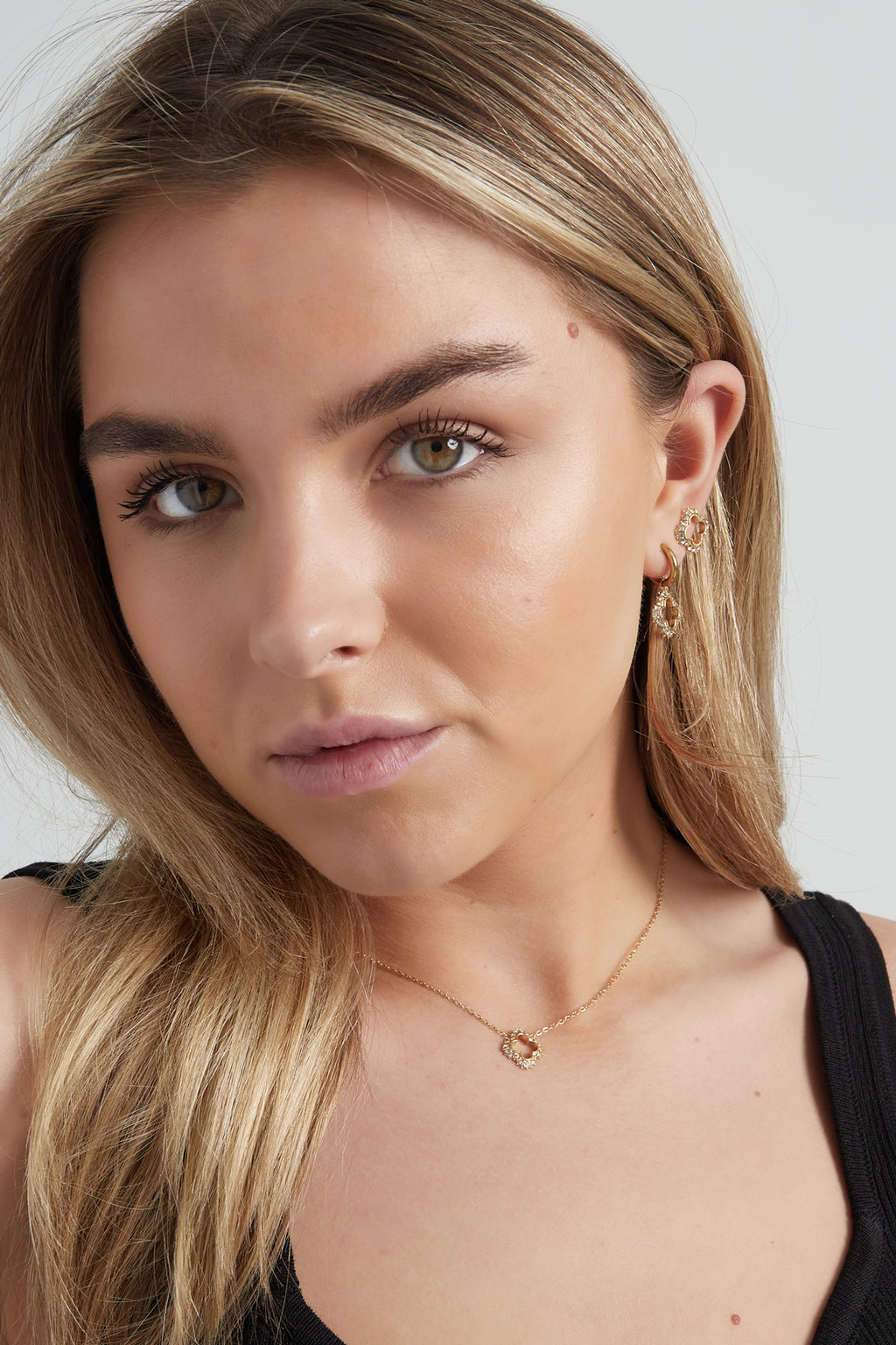 collier trèfle diamant
