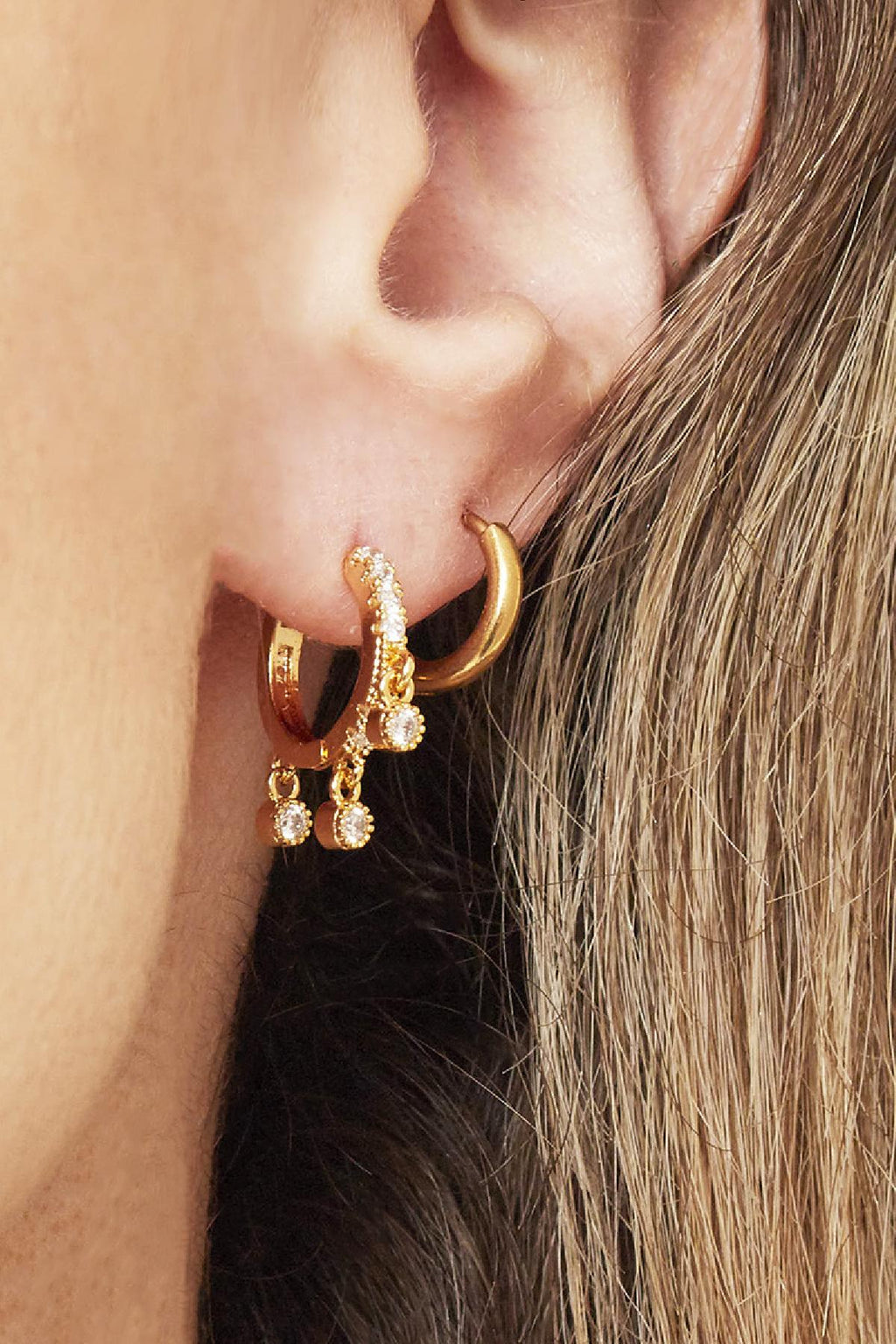 Petites boucles d'oreilles créoles 1,2 cm en acier inoxydable