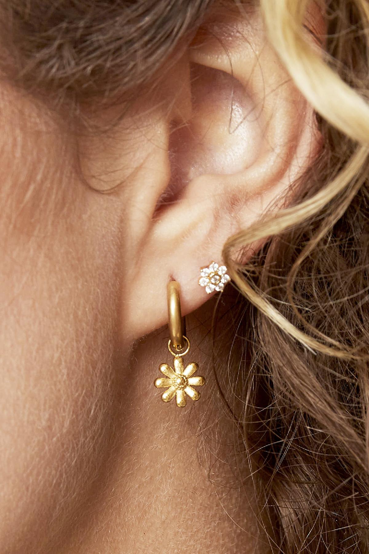Boucles d'oreilles Little Daisy en acier inoxydable