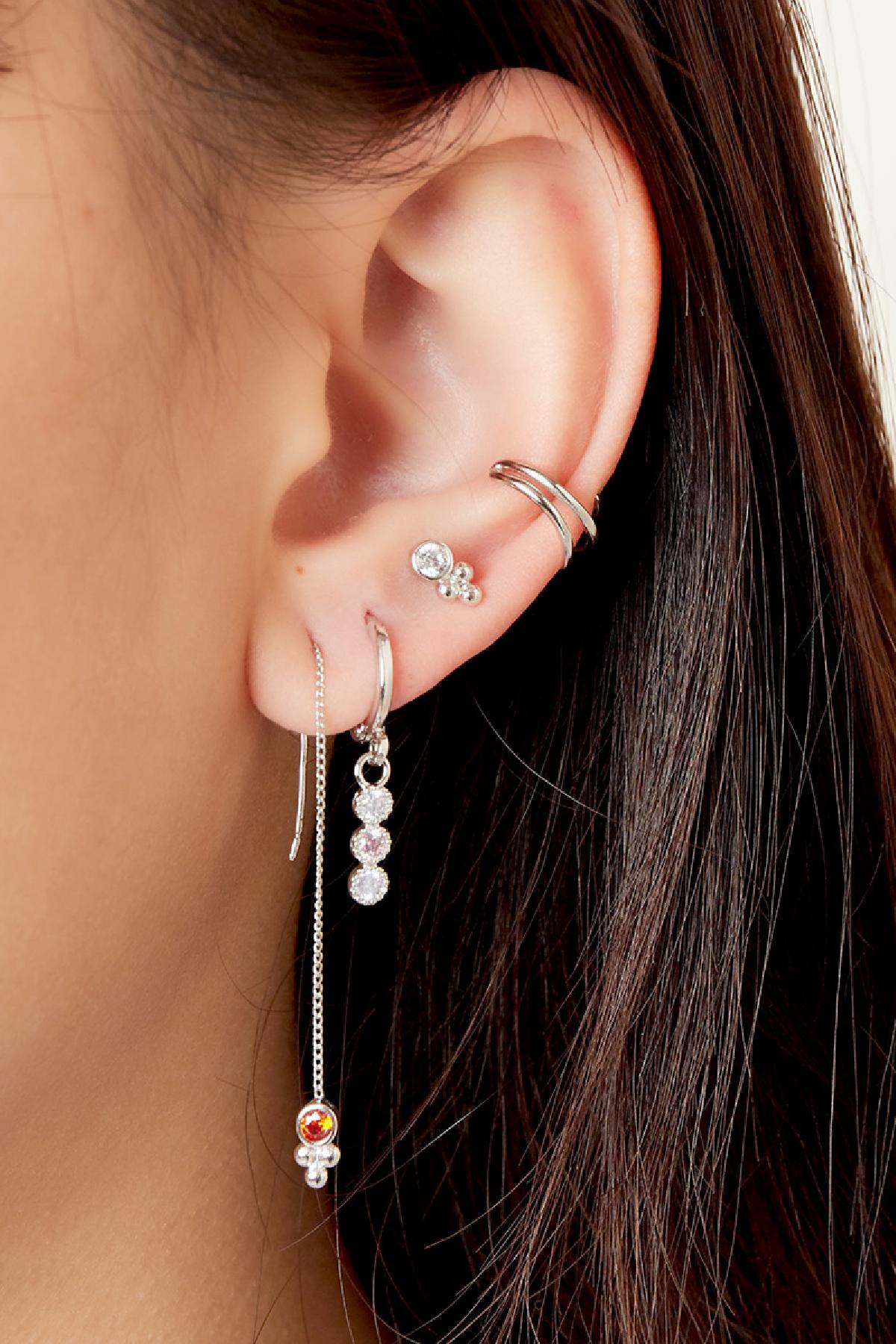 Earcuff Spiral Gold Couleur or Acier inoxydable