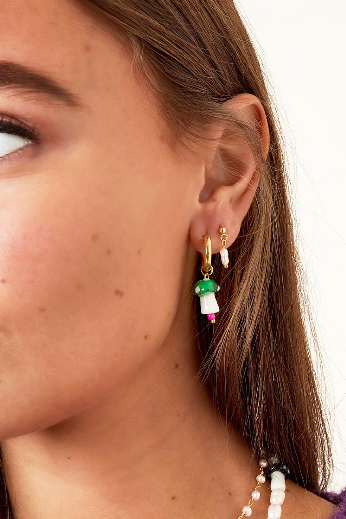 Boucles d'oreilles pendantes en acier inoxydable, forme irrégulière, collection décontractée et simple pour femmes