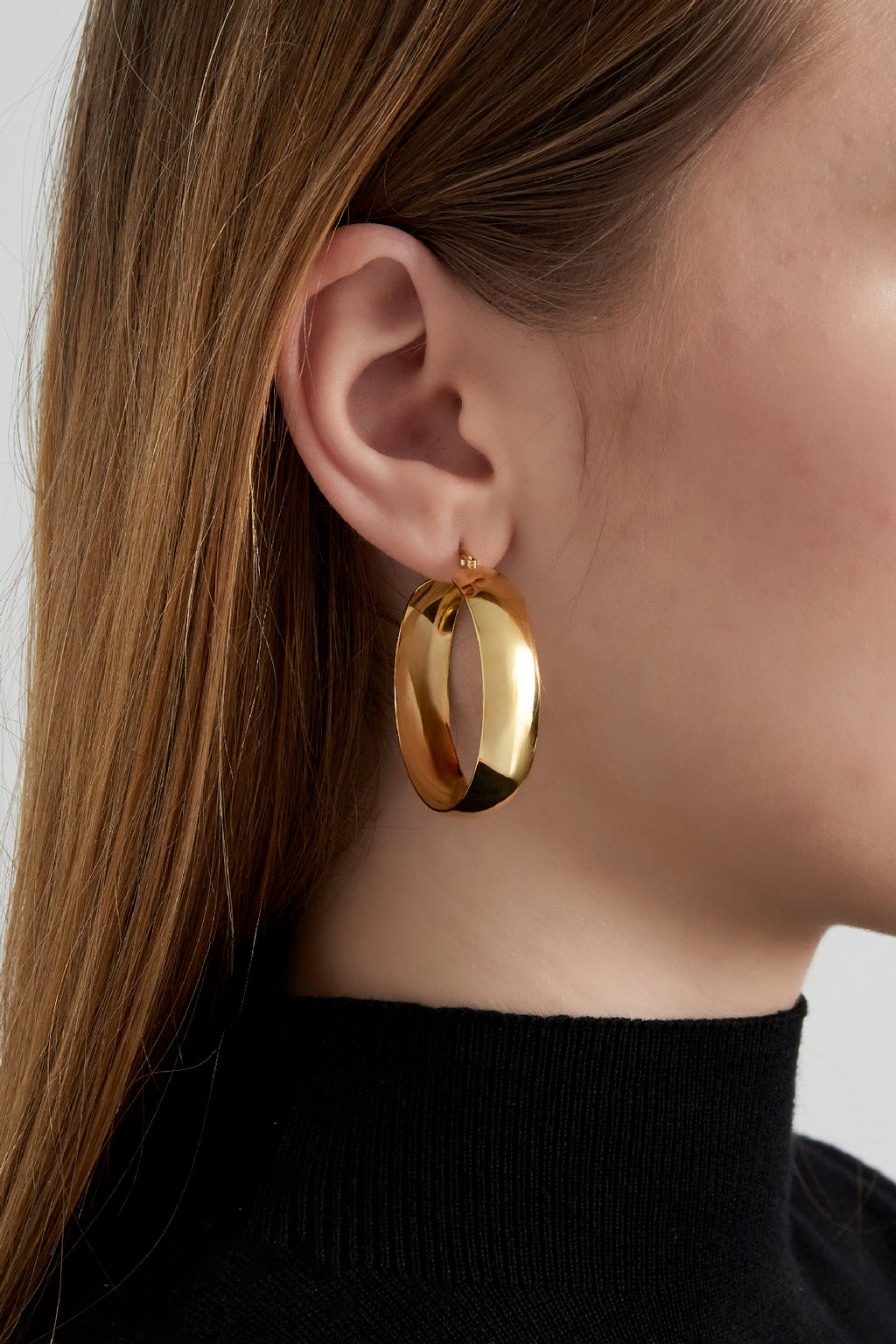 Boucles d'oreilles en acier inoxydable chic