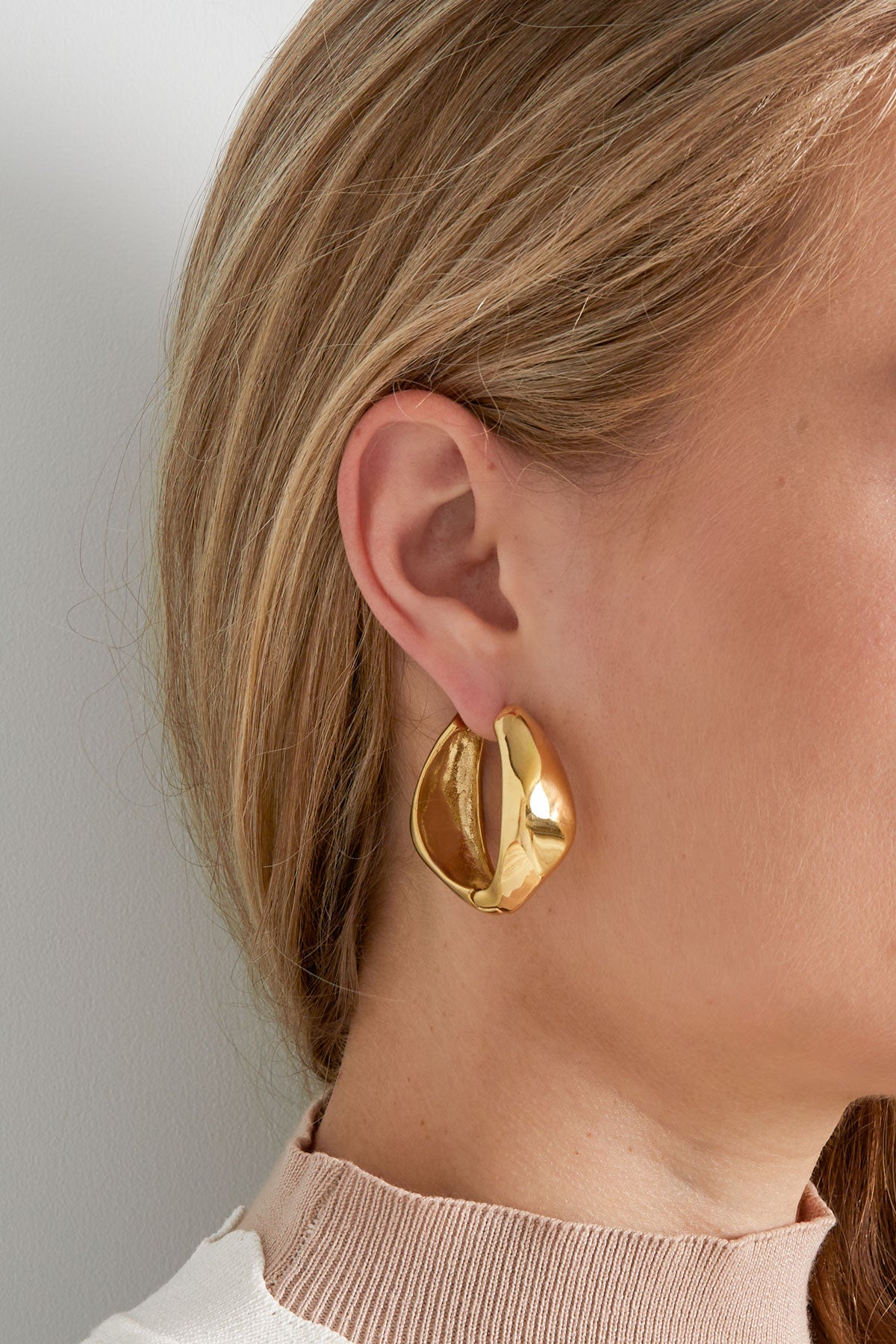 Boucles d'oreilles basic baby - dorées