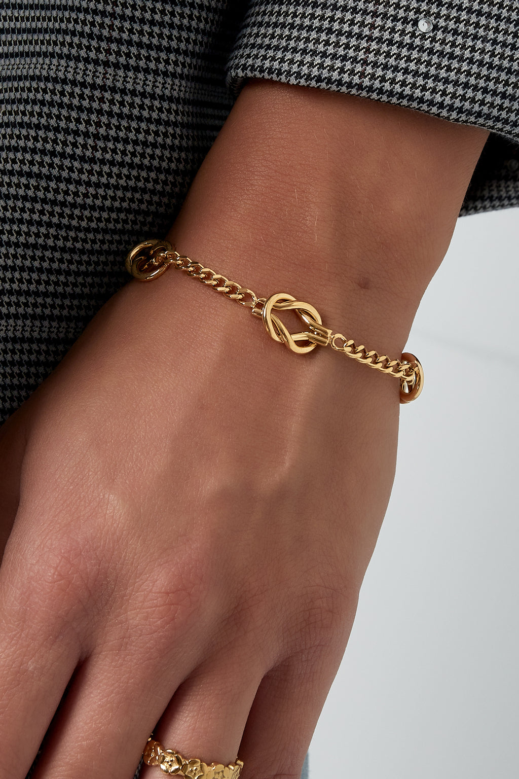 Bracelet Noeud d'Amour - doré