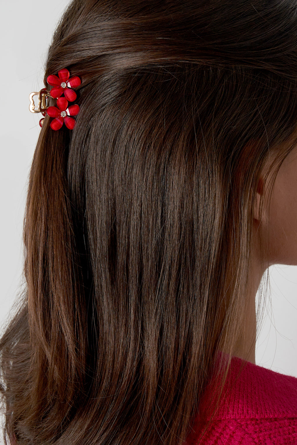 Pince à cheveux duo de fleurs