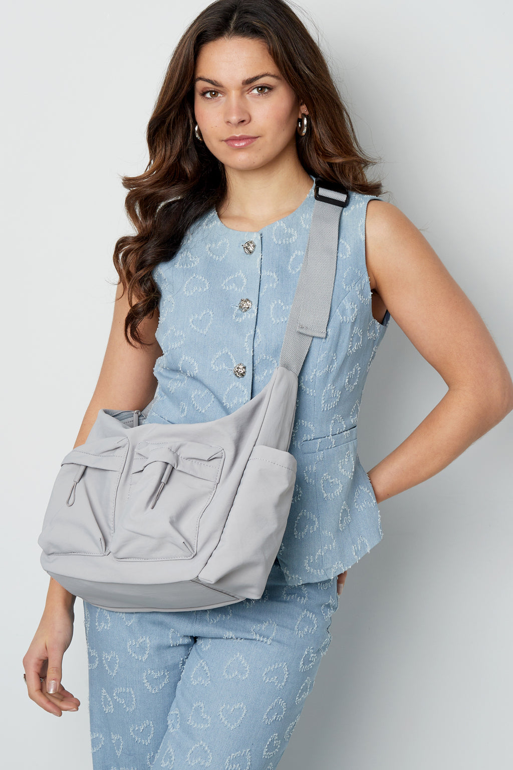 Sac bandoulière à compartiments
