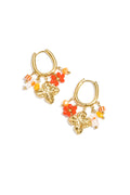 Boucles d'oreilles avec différentes perles pendantes