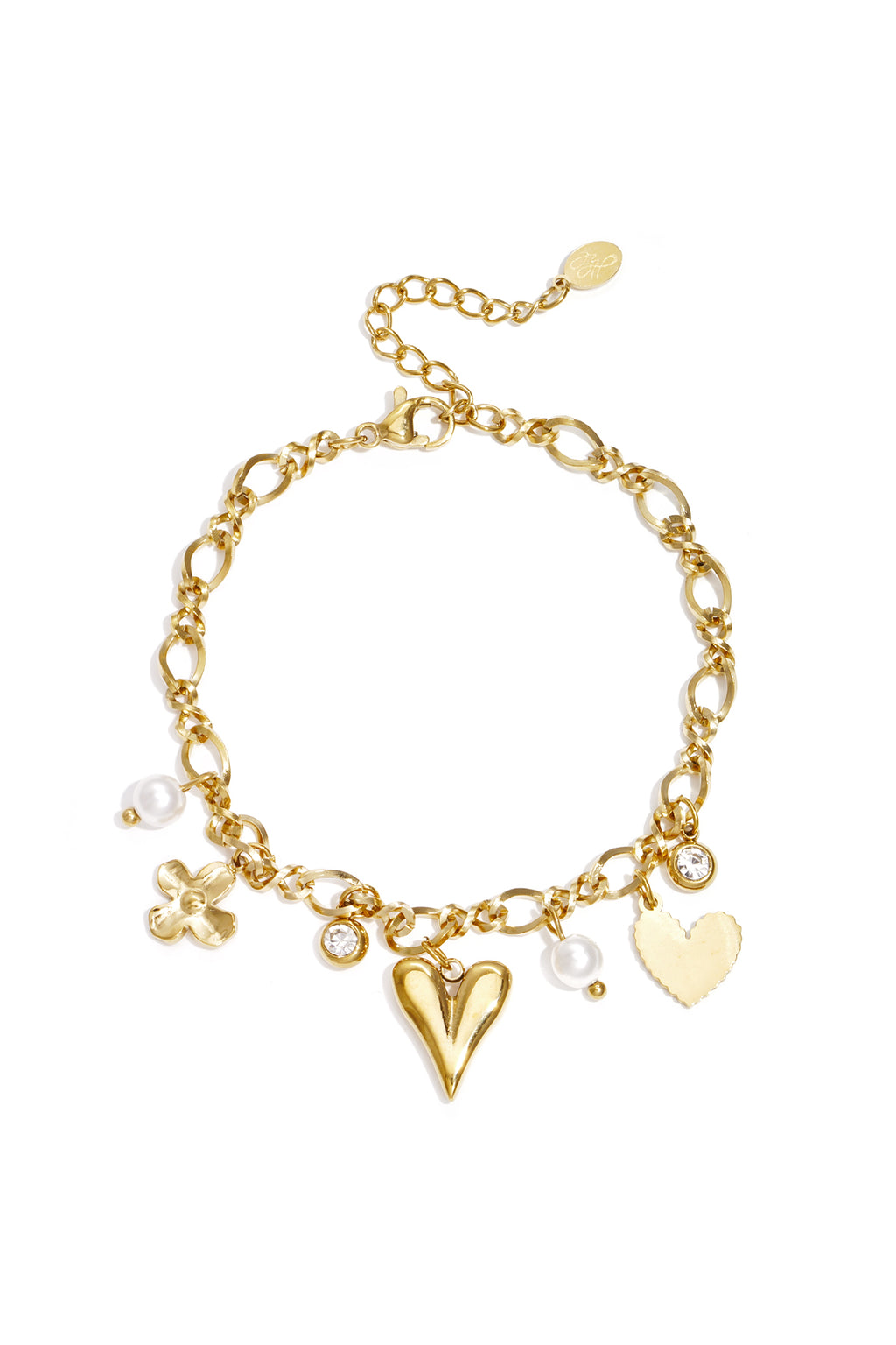 bracelet amour scintillant