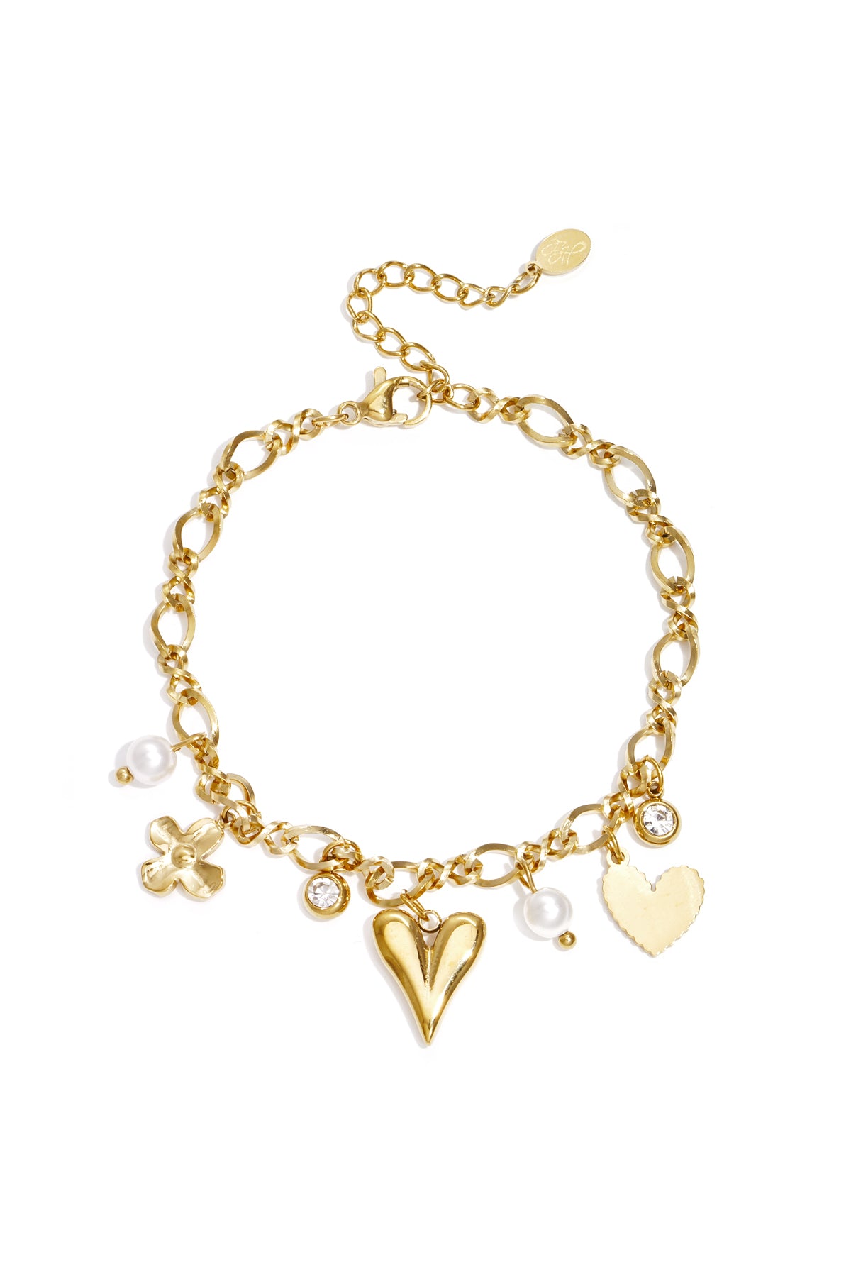 bracelet amour scintillant