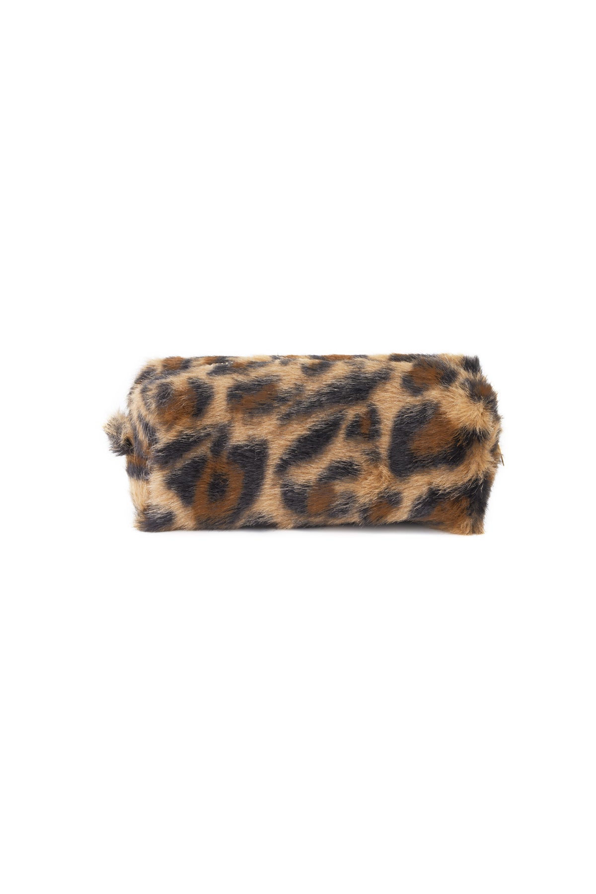 Trousse de maquillage à imprimé léopard