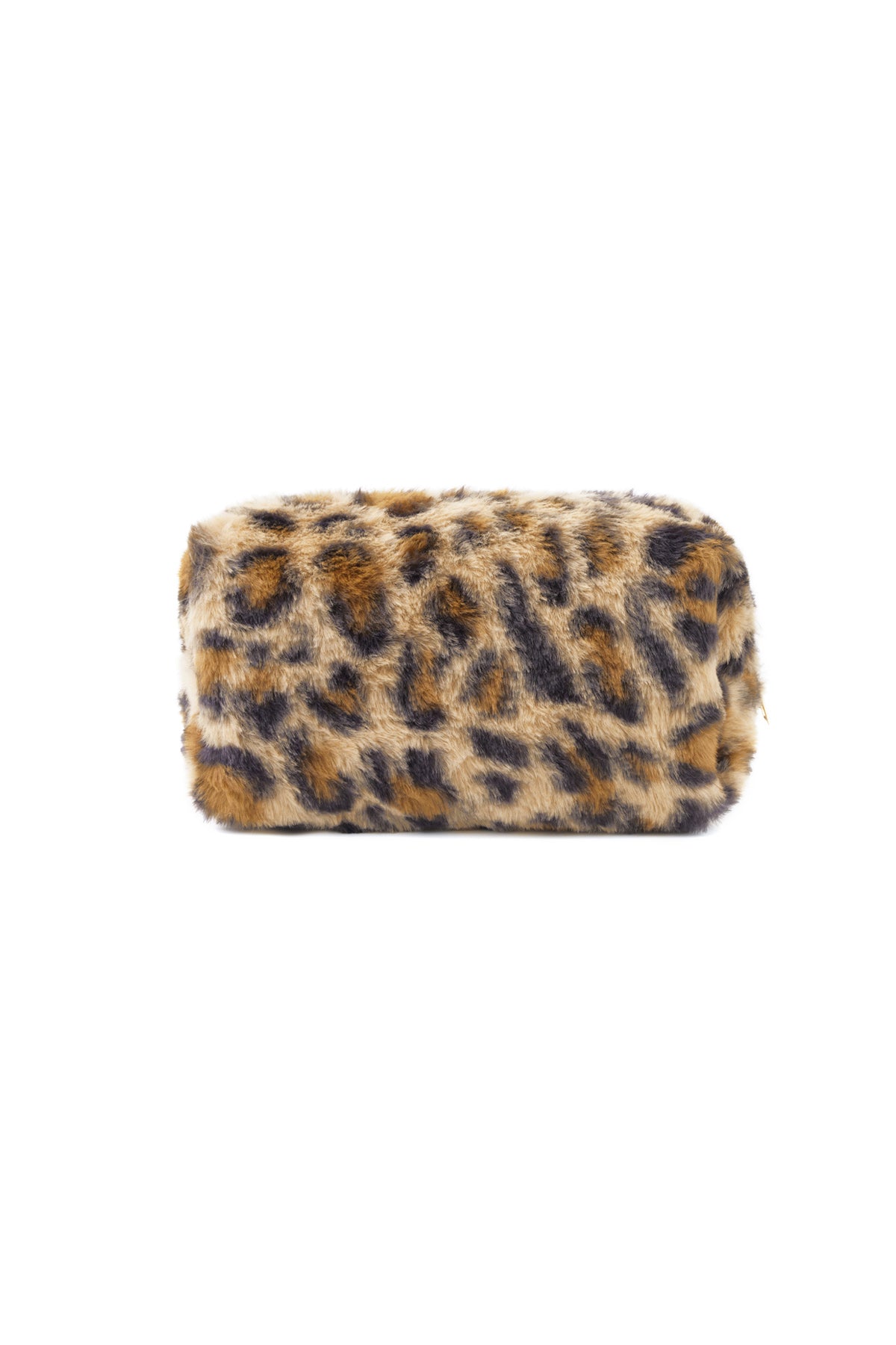 Trousse de maquillage souple en léopard