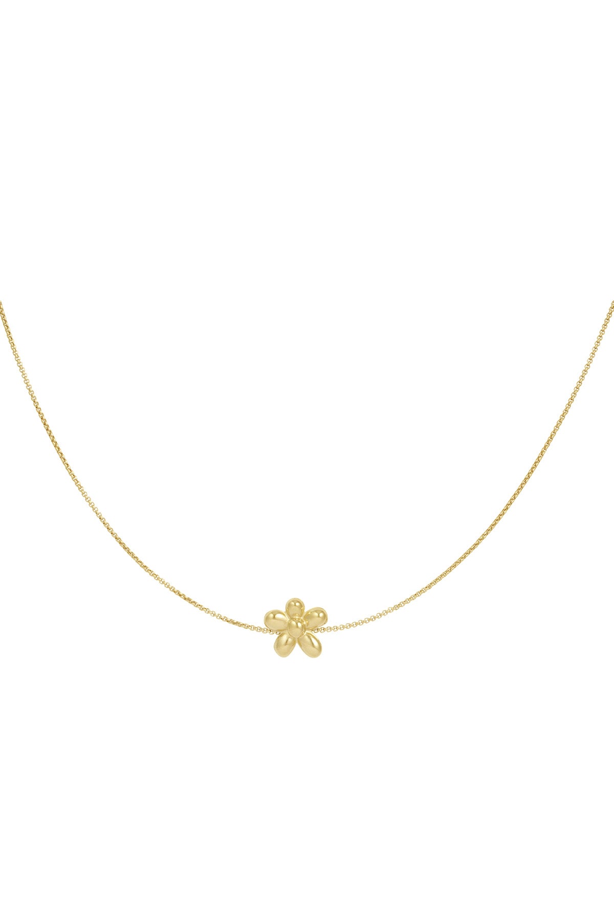 collier à fleurs gonflées