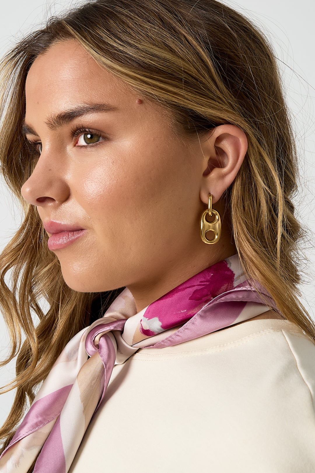 Boucles d'oreilles avec détail bouton