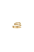 Earcuff Spiral Gold Couleur or Acier inoxydable
