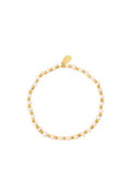 Bracelet perles Couleur or Acier inoxydable