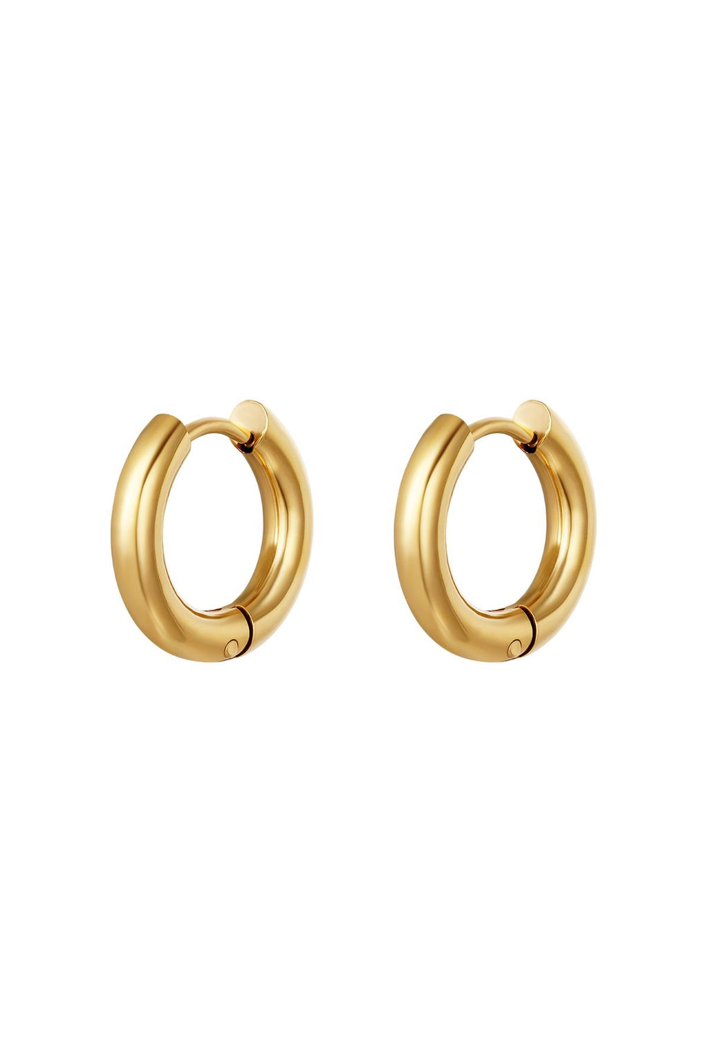 Boucles d'oreilles créoles basiques - petites Acier inoxydable