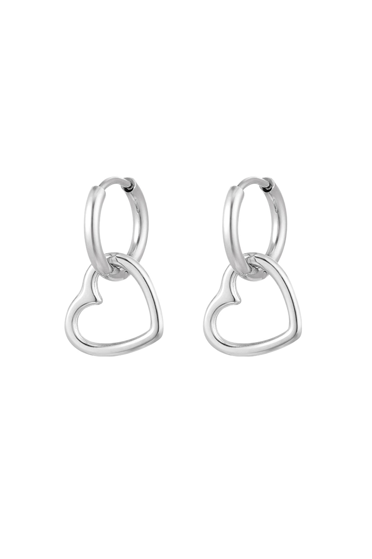 boucles d'oreilles coeur basique