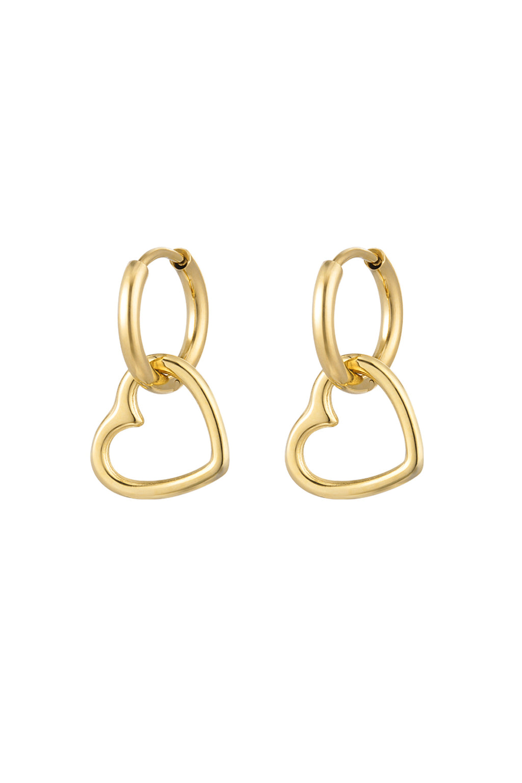 boucles d'oreilles coeur basique