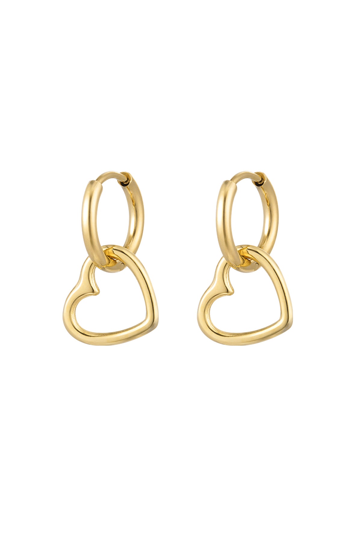 boucles d'oreilles coeur basique