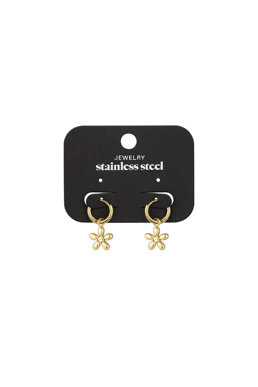 Boucles d'oreilles marguerite doo - doré