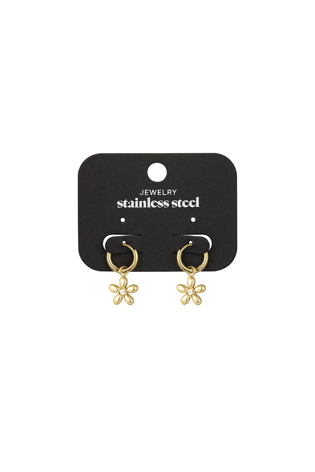 Boucles d'oreilles marguerite doo - doré
