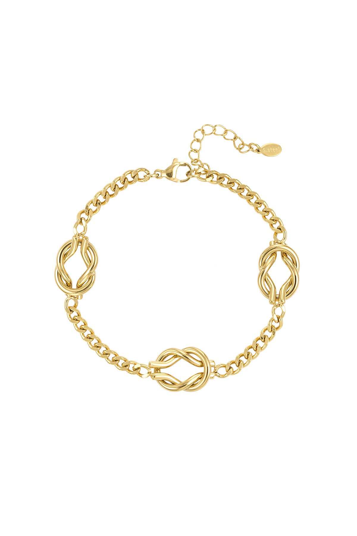 Bracelet Noeud d'Amour - doré