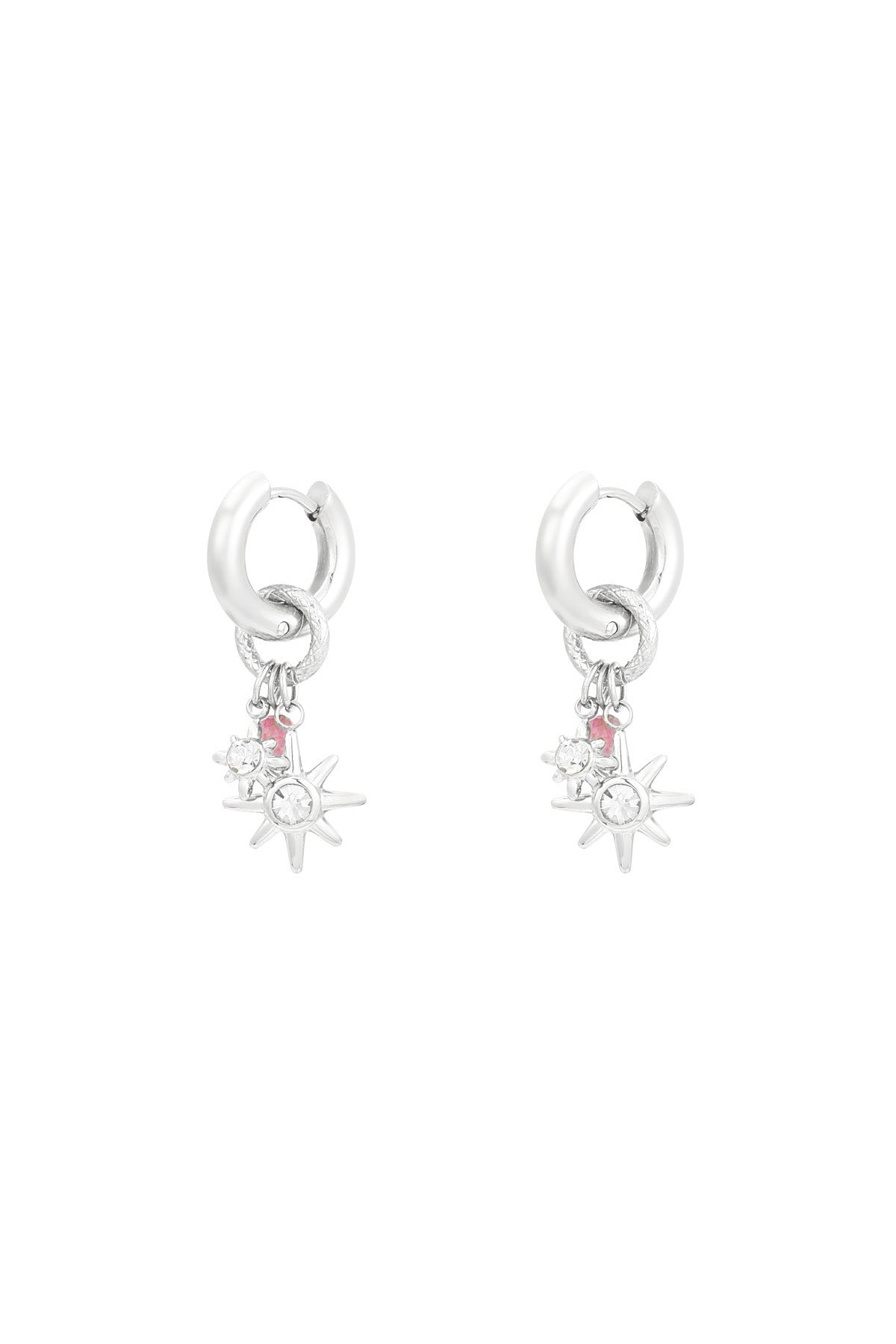 boucles d'oreilles starlight rose