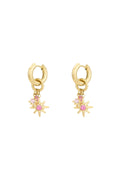boucles d'oreilles starlight rose