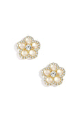 Boutons de manchette en alliage, motif floral, collection décontractée et simple pour femme