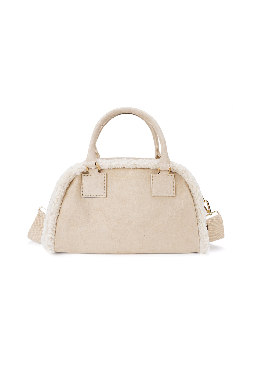 Sac à bandoulière avec détails en peluche