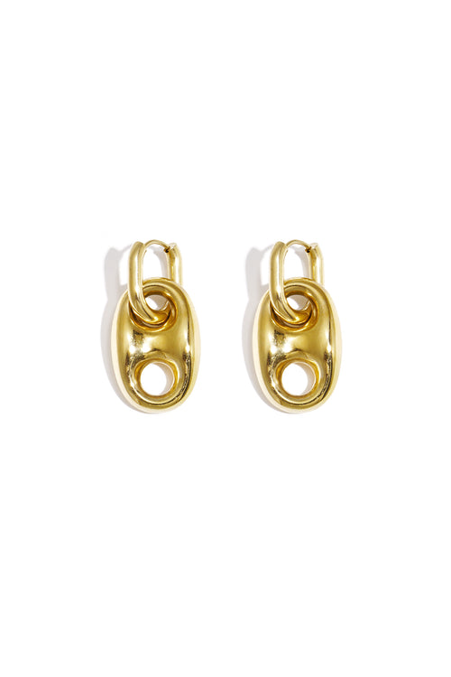 Boucles d'oreilles avec détail bouton