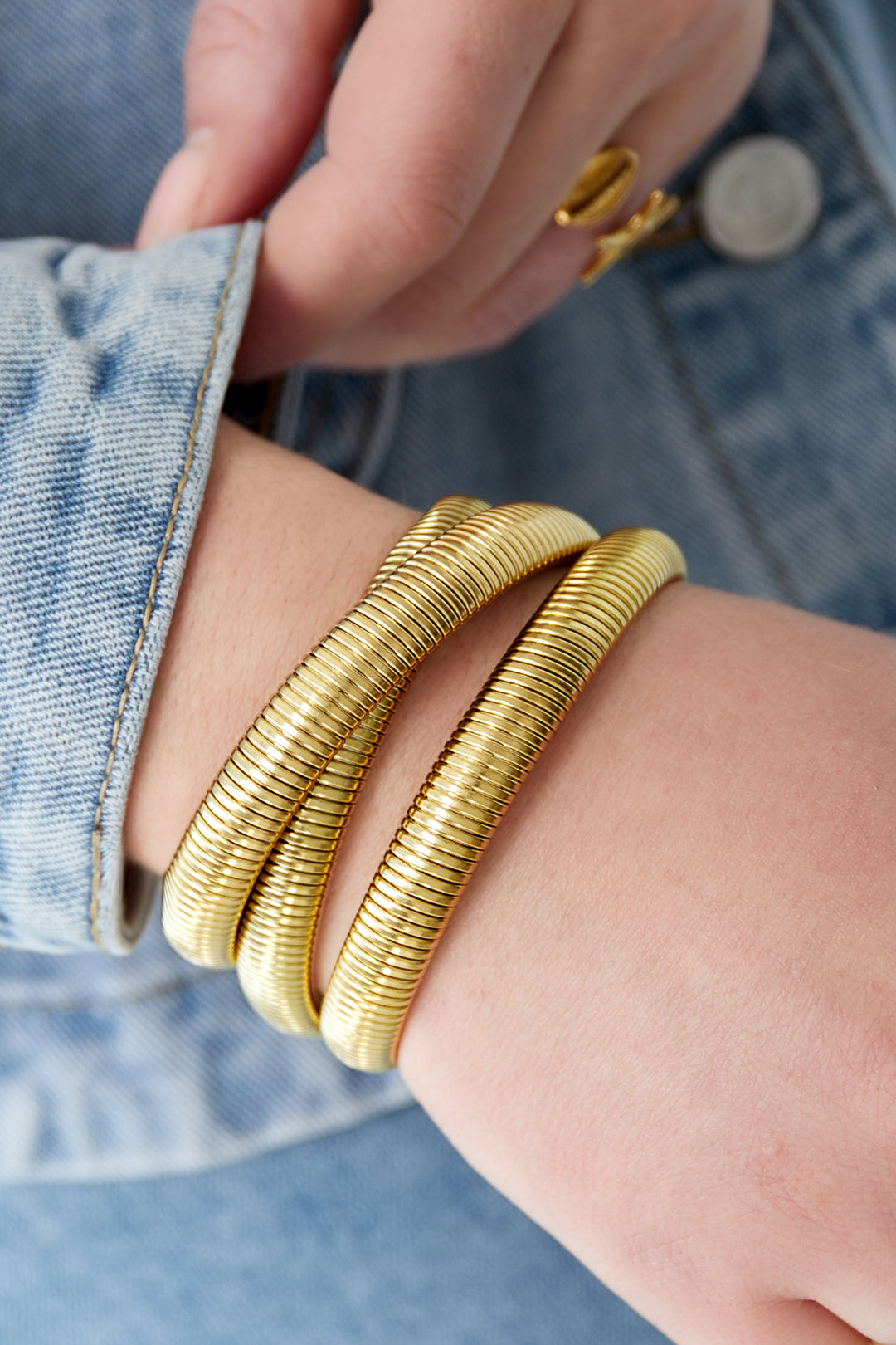 bracelet esclave trois double
