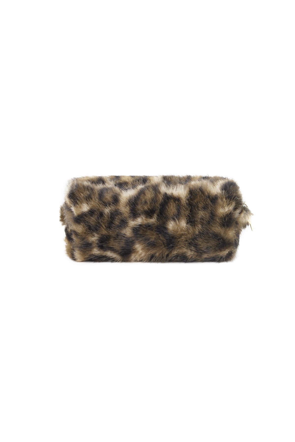 Trousse de maquillage à imprimé léopard