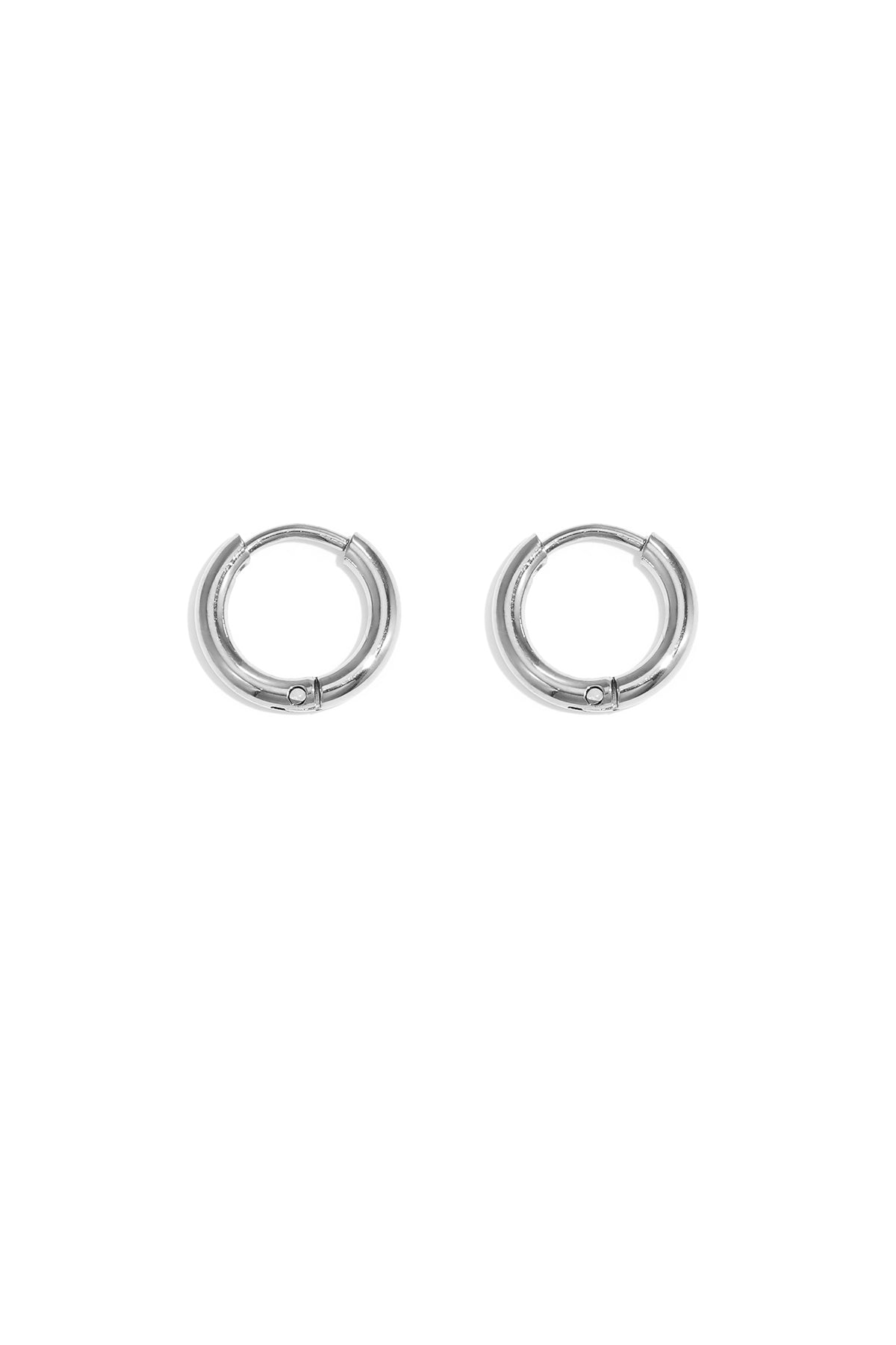 Boucles d'oreilles créoles simples XXS en acier inoxydable