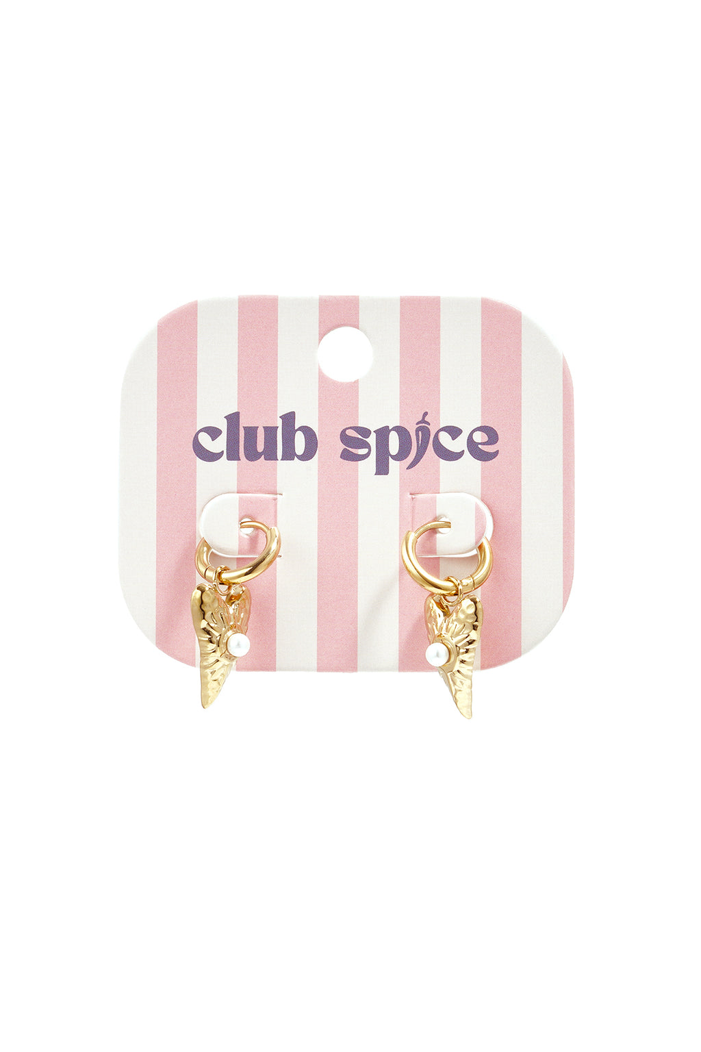 Petites boucles d'oreilles avec un long pendentif en forme de cœur orné d'une perle