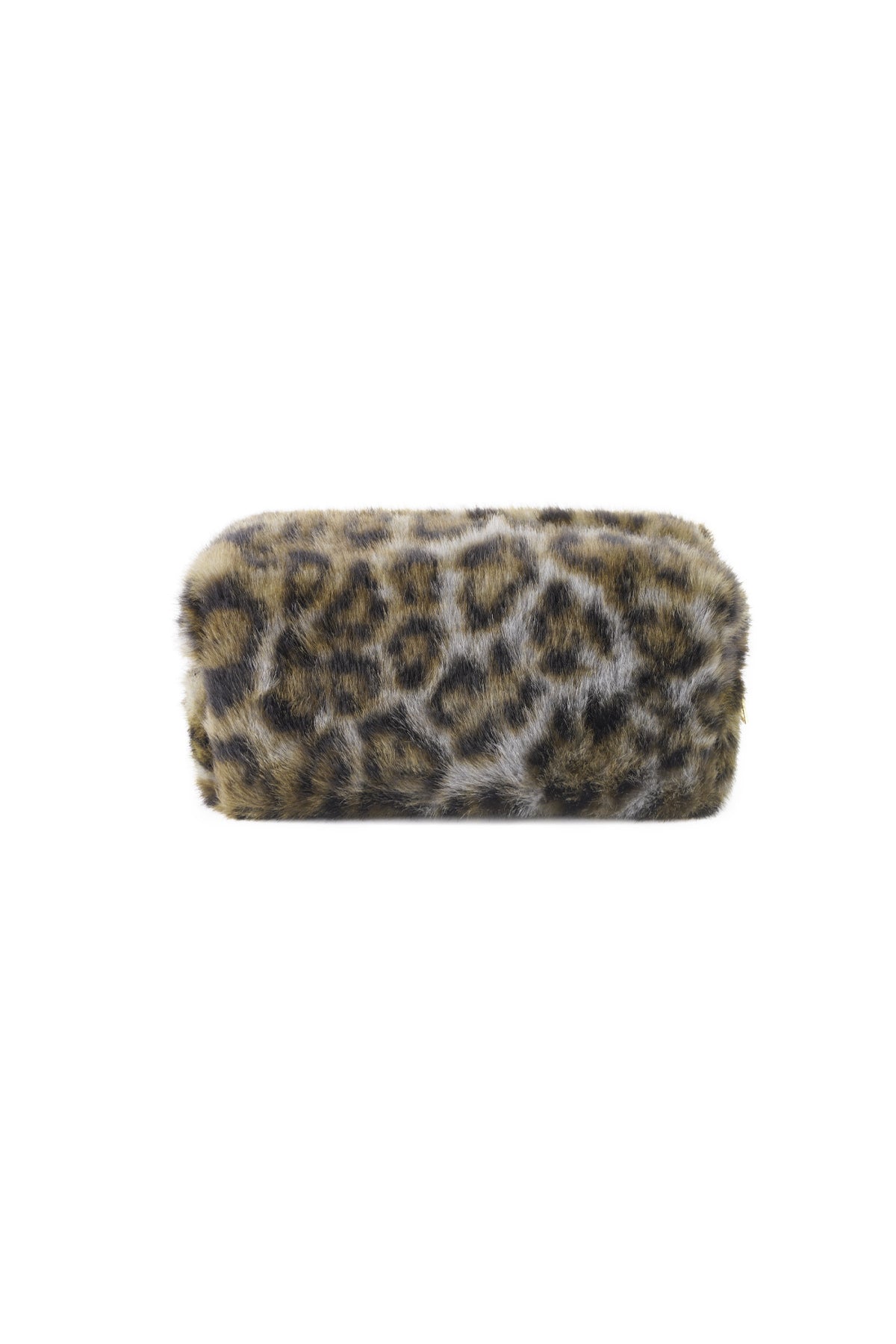 Trousse de maquillage souple en léopard