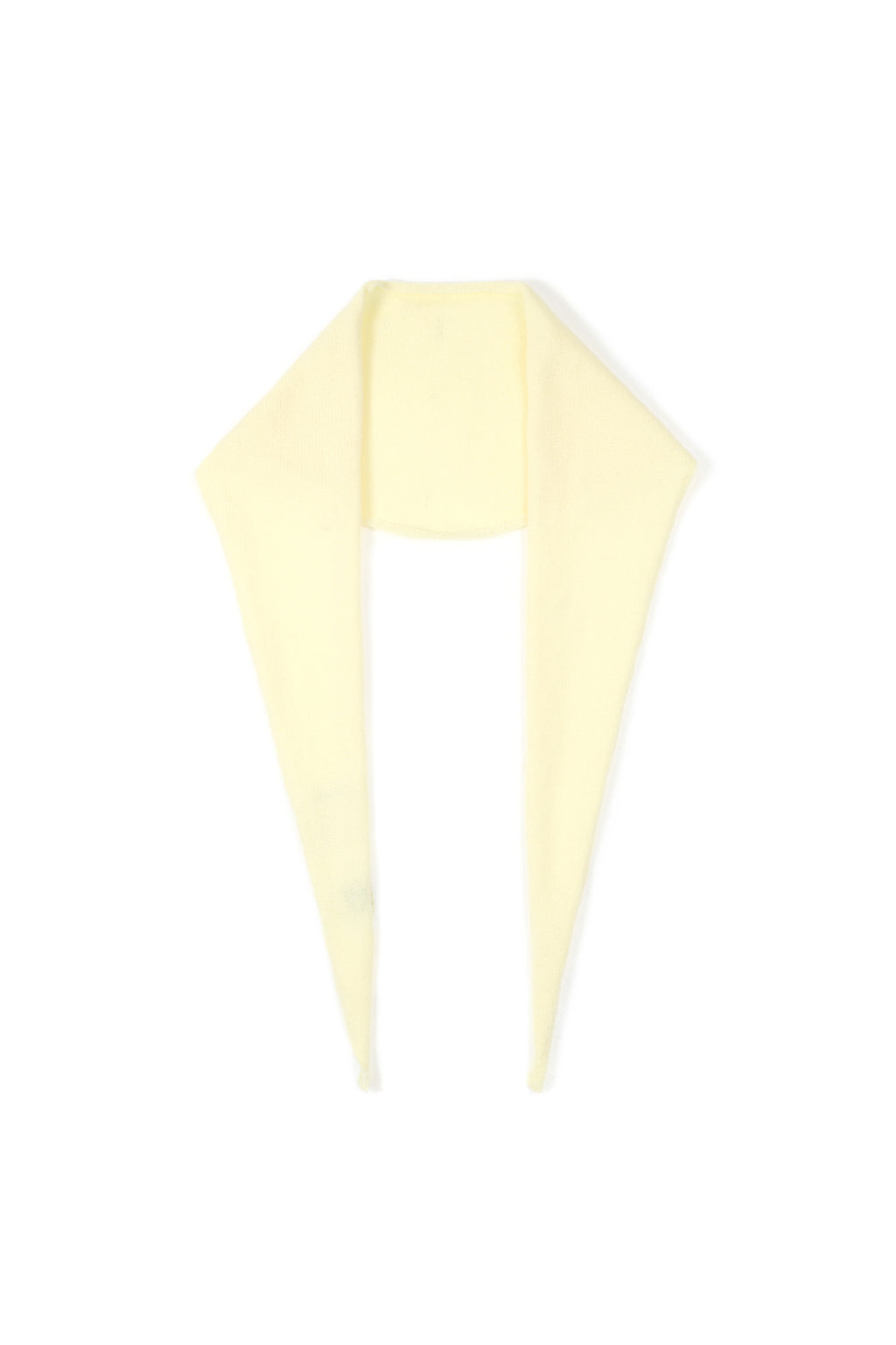 Écharpe triangulaire minimaliste unie