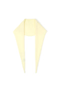 Écharpe triangulaire minimaliste unie