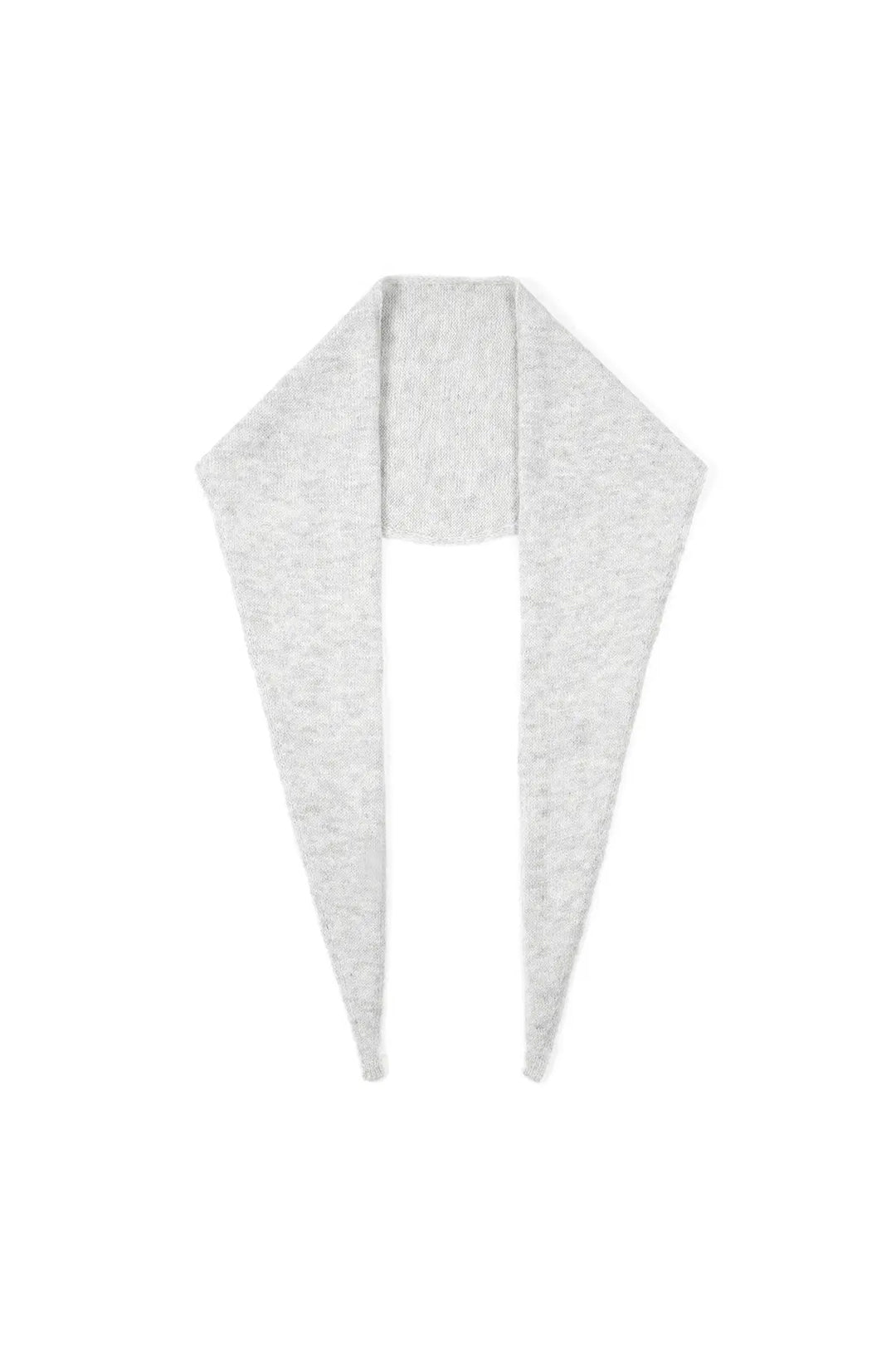 Écharpe triangulaire minimaliste unie
