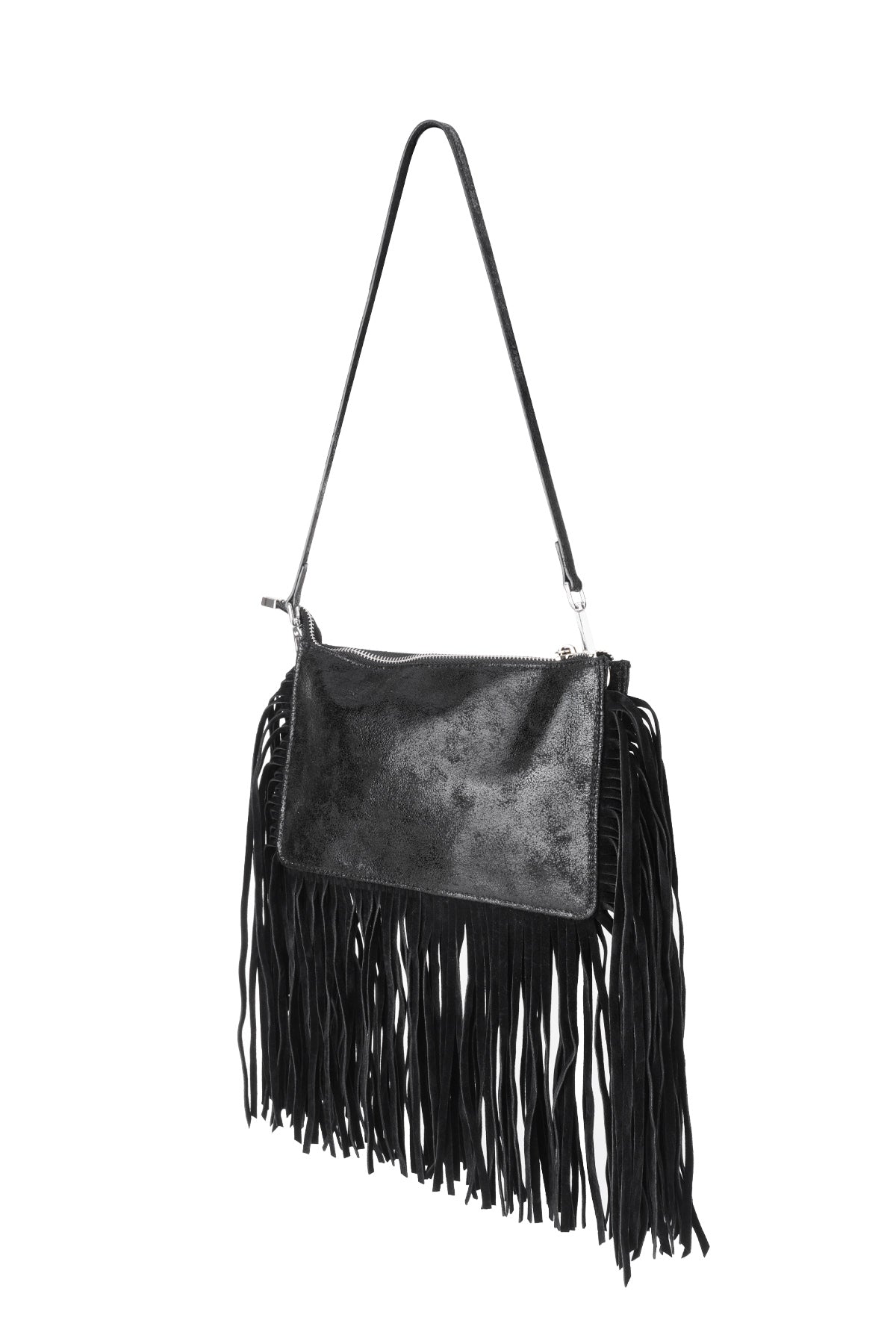 Sacs à bandoulière à pompons style punk en polyester, accessoires quotidiens