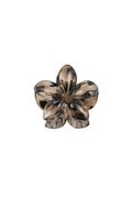 Pince à cheveux à motif de fleurs hawaïennes - Marron