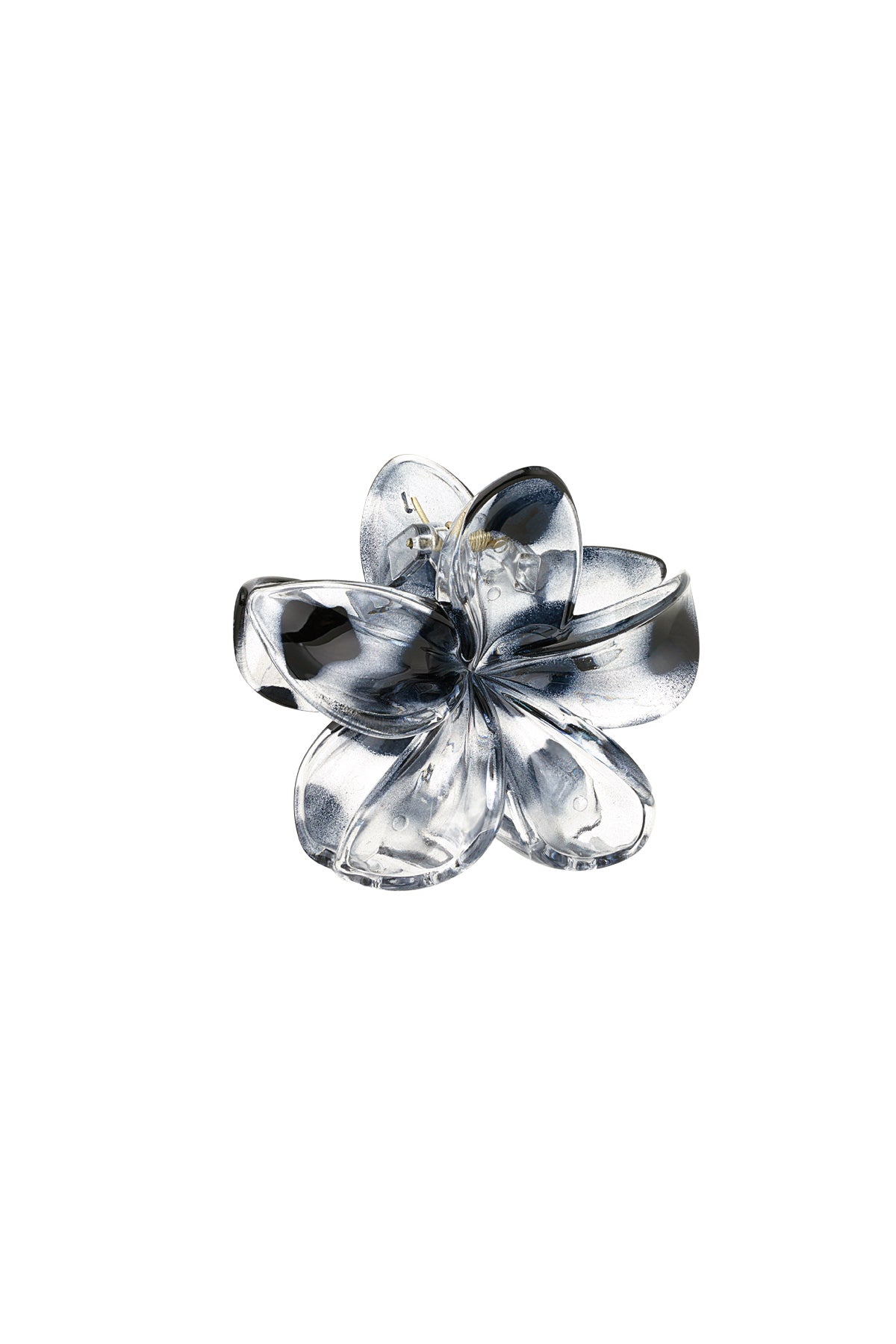 Pince à cheveux à motif de fleurs hawaïennes - Marron