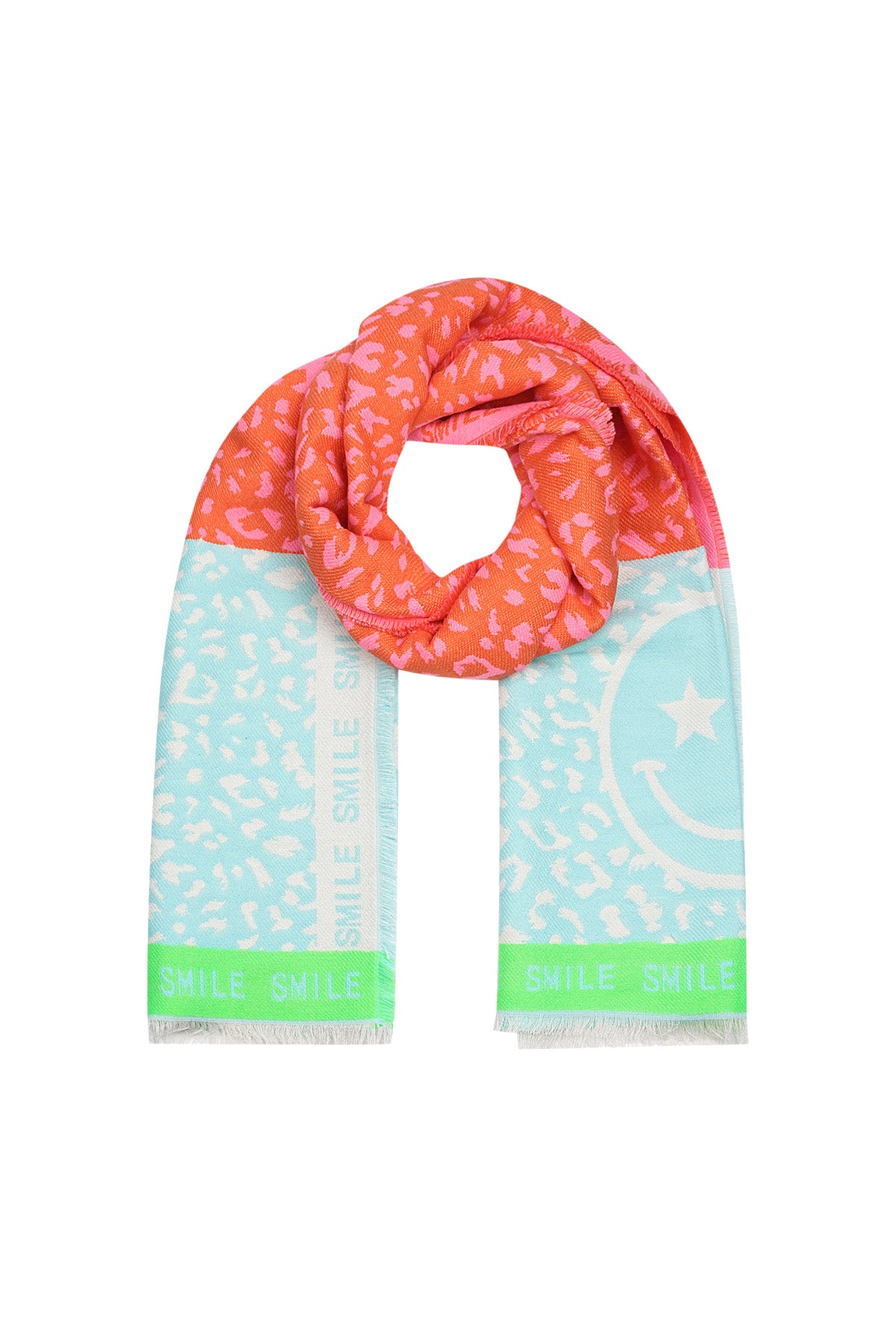 Foulard sourire coloré