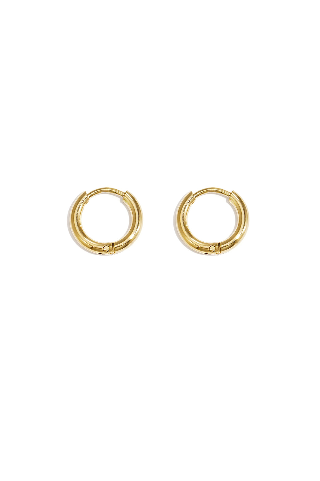 Boucles d'oreilles créoles simples XXS en acier inoxydable