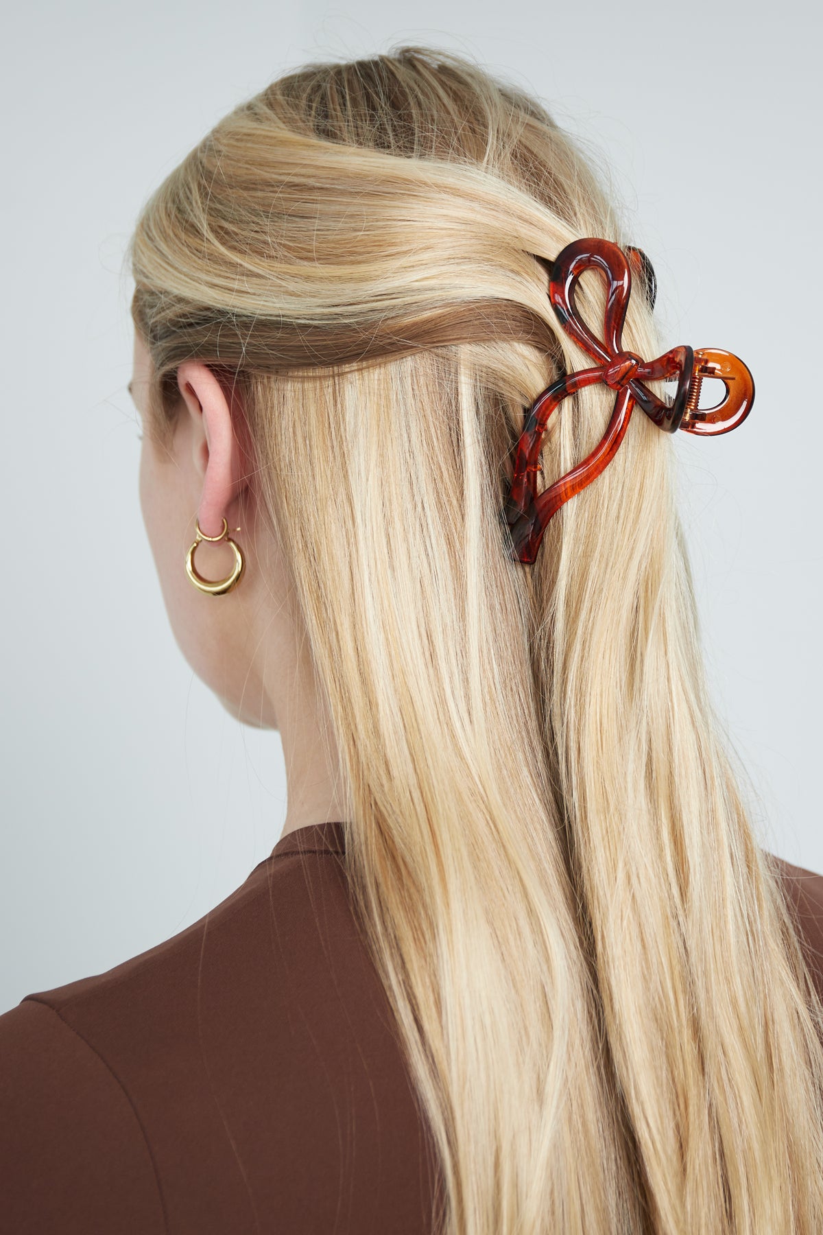 Pince à cheveux en forme de nœud