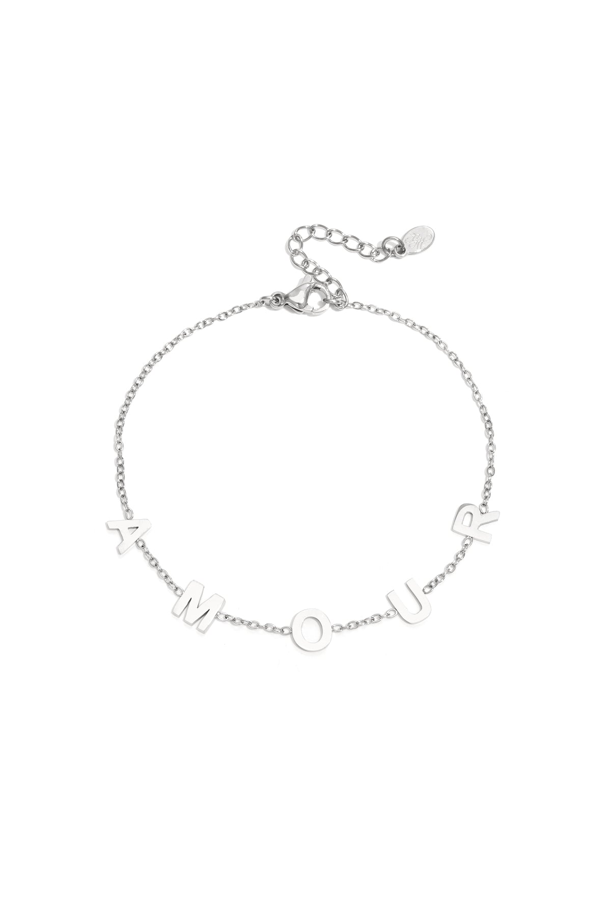 Bracelet amour lettres épaisses