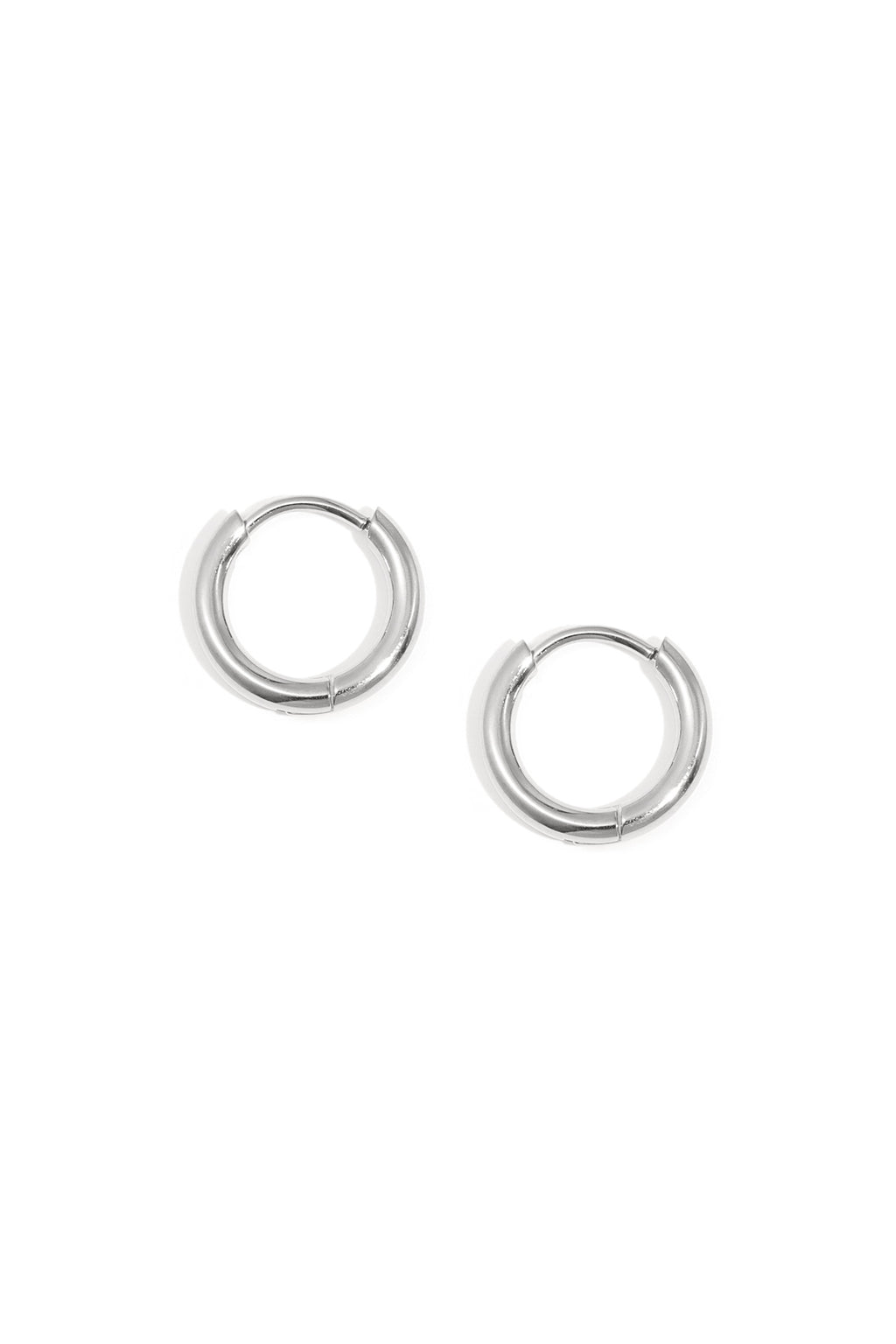 Petites boucles d'oreilles créoles 1,2 cm en acier inoxydable