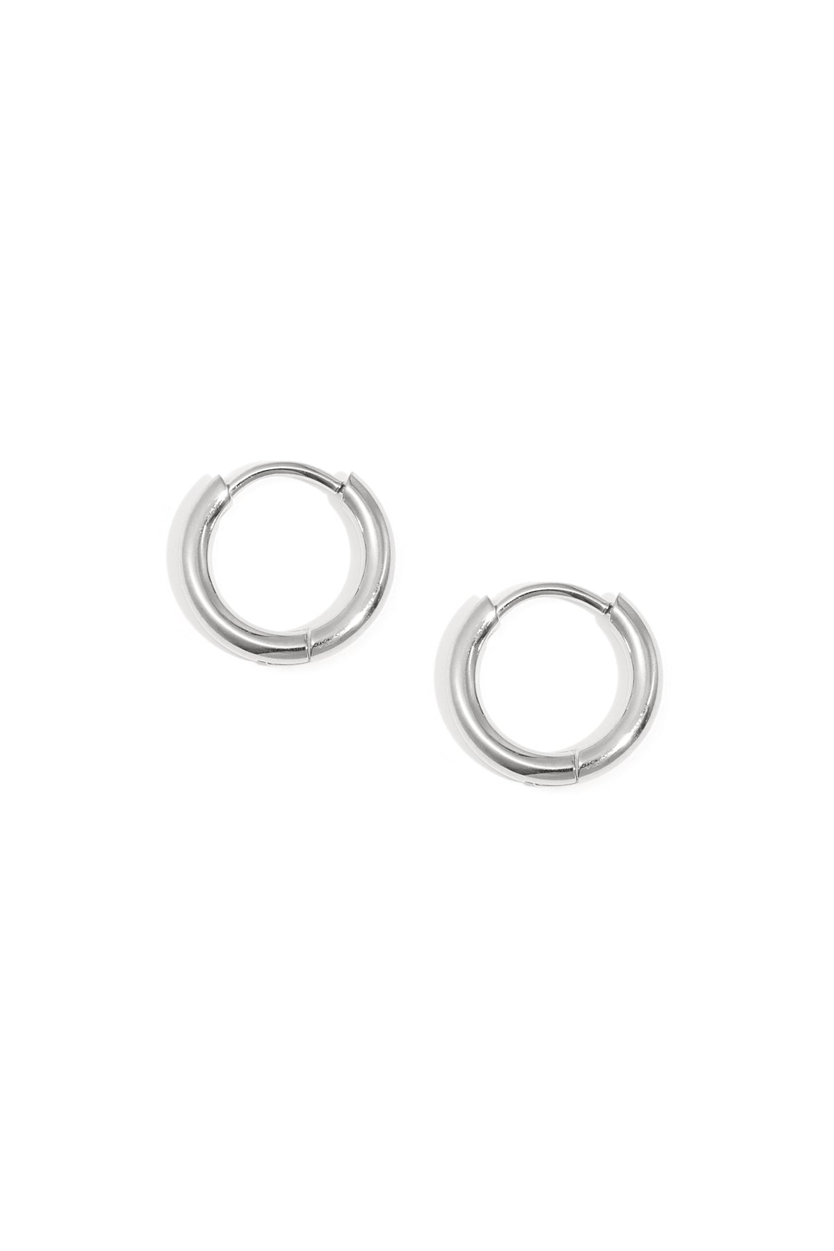 Petites boucles d'oreilles créoles 1,2 cm en acier inoxydable